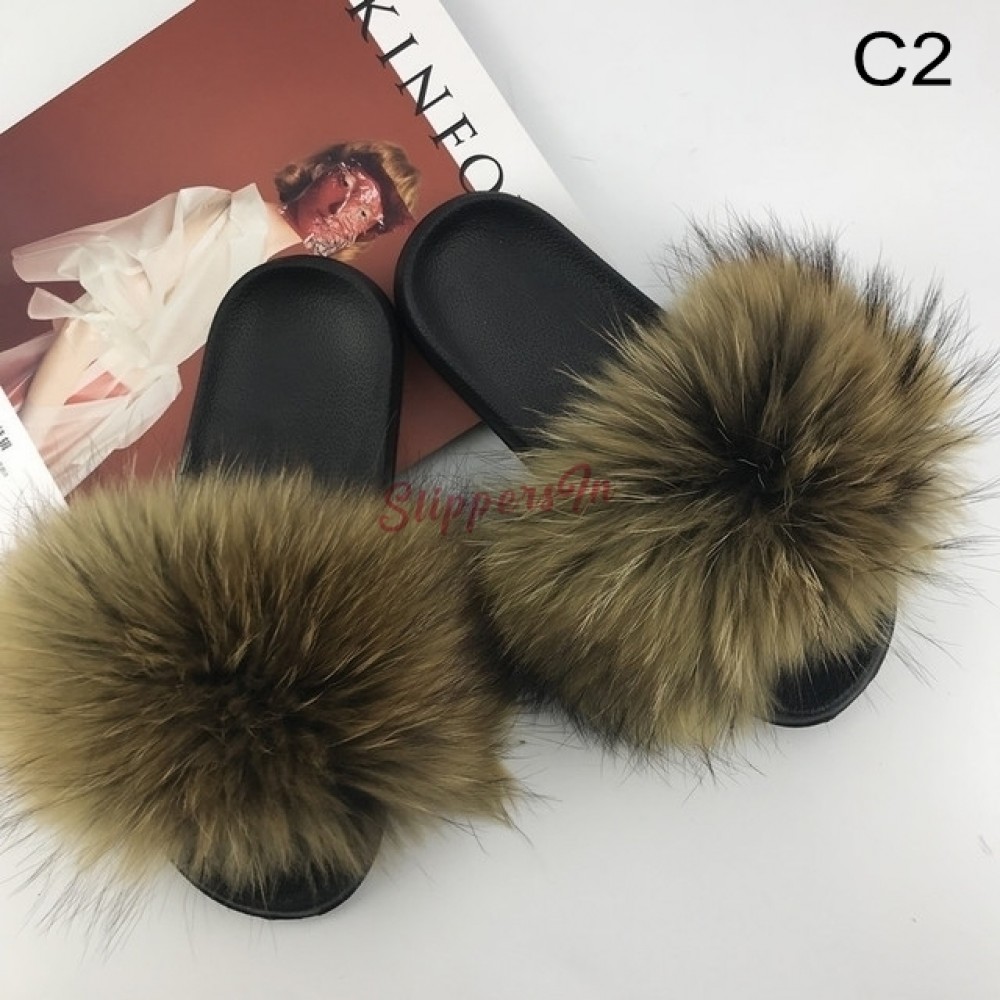Mink Fur Flat Women Home Slippers With Fur, Soft Suite Flat Mules Dreamy Slippers  For Women Brown Pink Black Homey Shoes From Fashion_company, $2.02