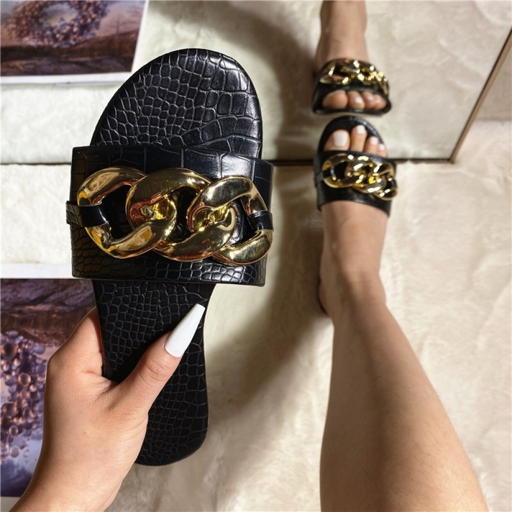 Siriay Womens Sandal Ladies Summer Sequins Anti-Slip Wedge Sandals Slipper Indoor & Outdoor Flip-Flops 