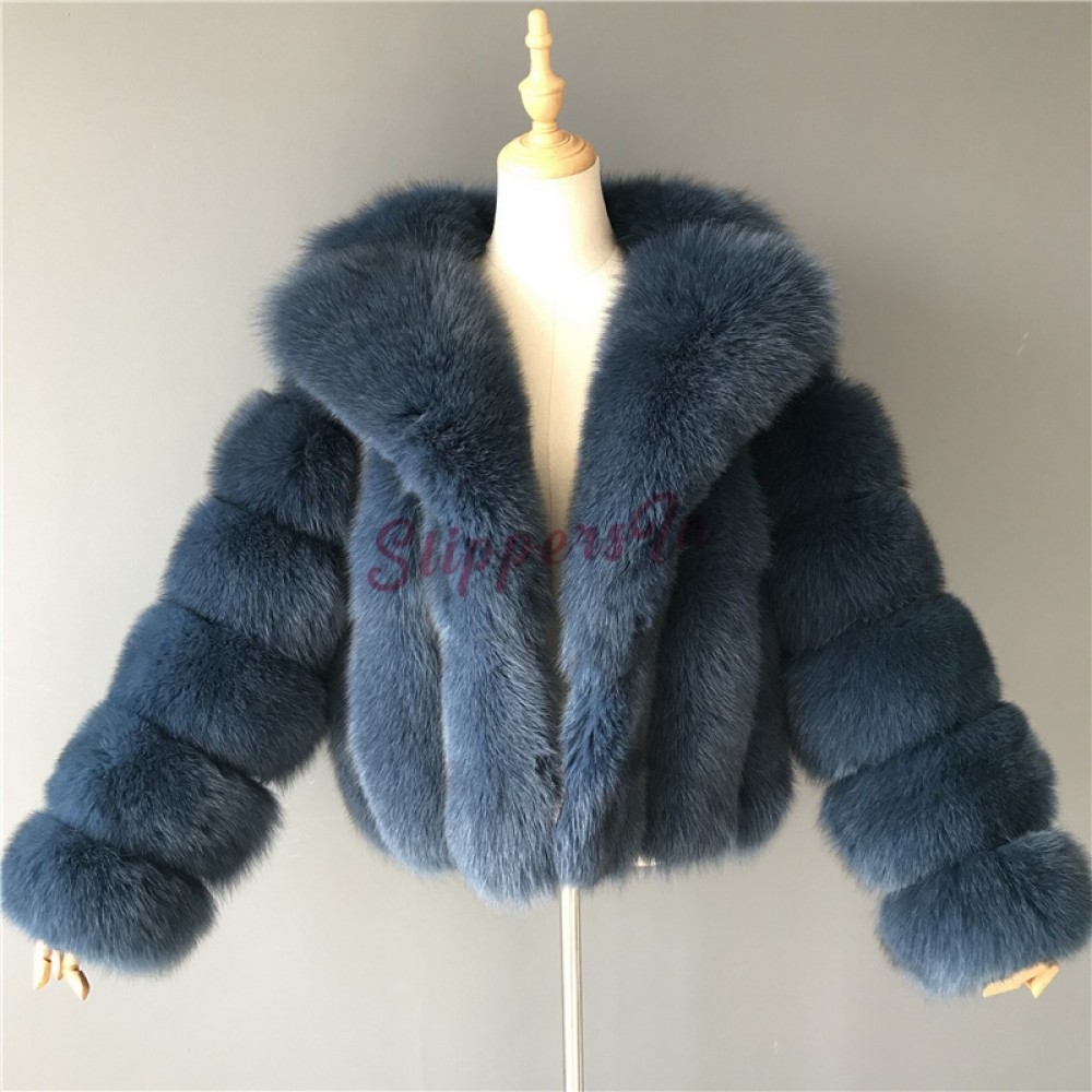 Women's Faux Fur Jacket Fluffy Bubble Short Fur Coat