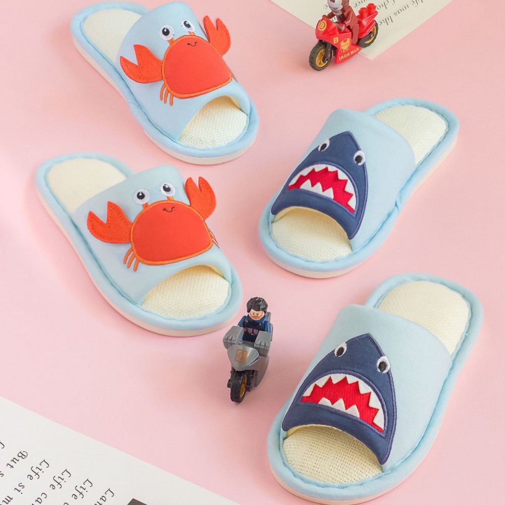 Kids Toddler Slippers Boys Girls Cute Dinosaur House Slippers Memory Foam Comfy Bedroom Home Slippers Winter Warm Indoor House Home Shoes 