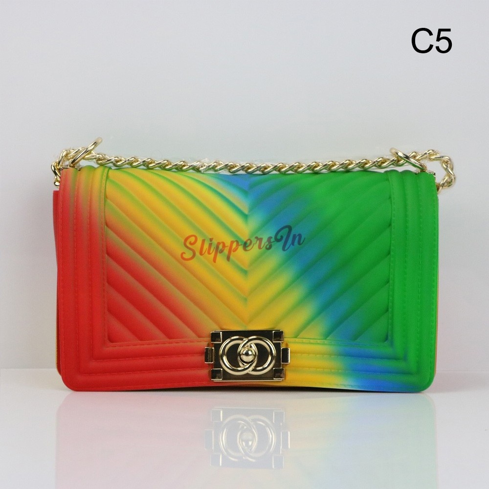 woman's 2-chain jelly purse: Handbags: Amazon.com