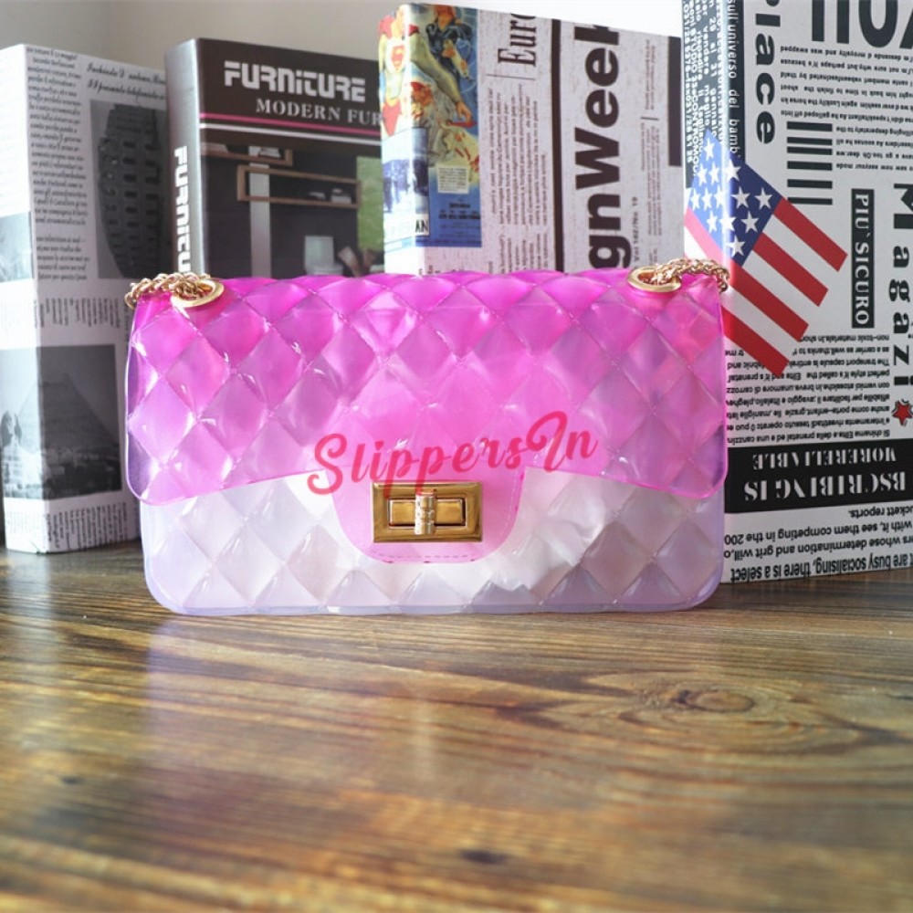 Manki Very stylish trendy Silicone jelly Pink purse, Mini beautiful fashion  jelly Sling,Waterproof and washable