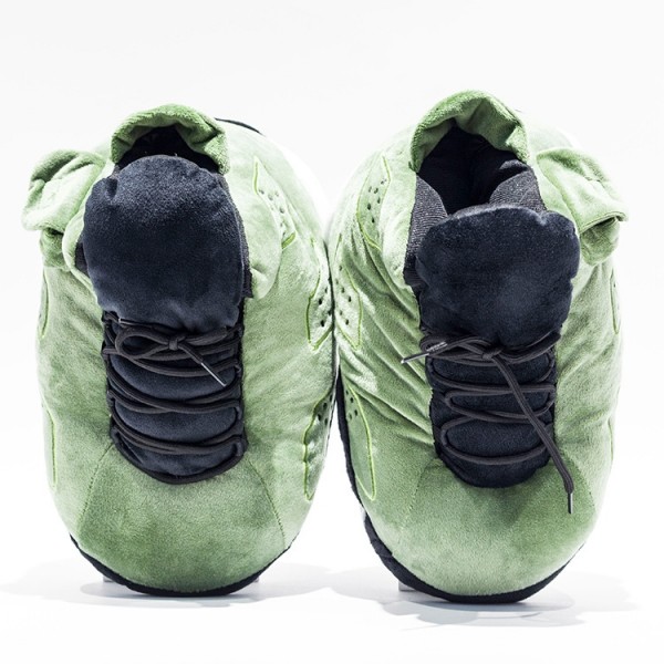 Plush Big House Sneaker Slippers for Adults