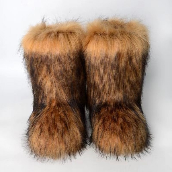 Winter Faux Fur Boots for Women