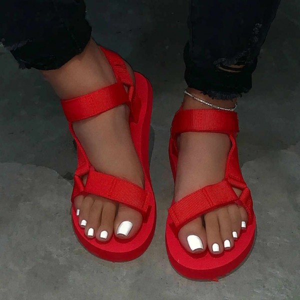Women's Lightweight Velcro Strap Sandals 