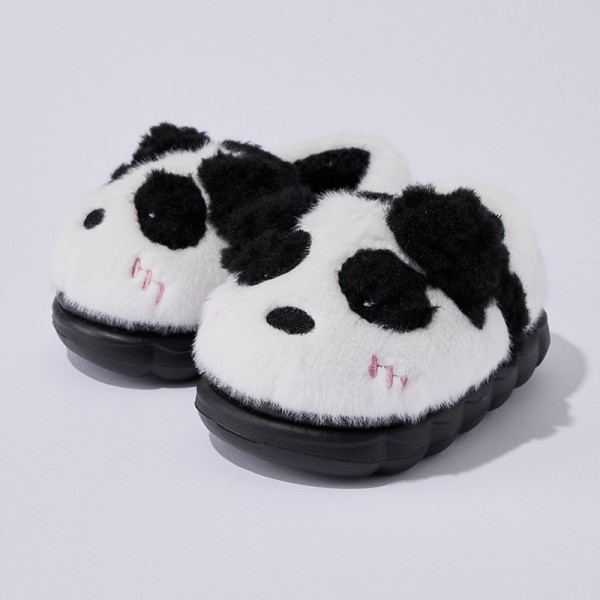 Panda Slippers Fuzzy House Shoes for Toddlers and Little Kids