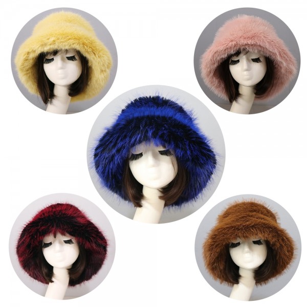 Winter Fluffy Fur Hat for Women