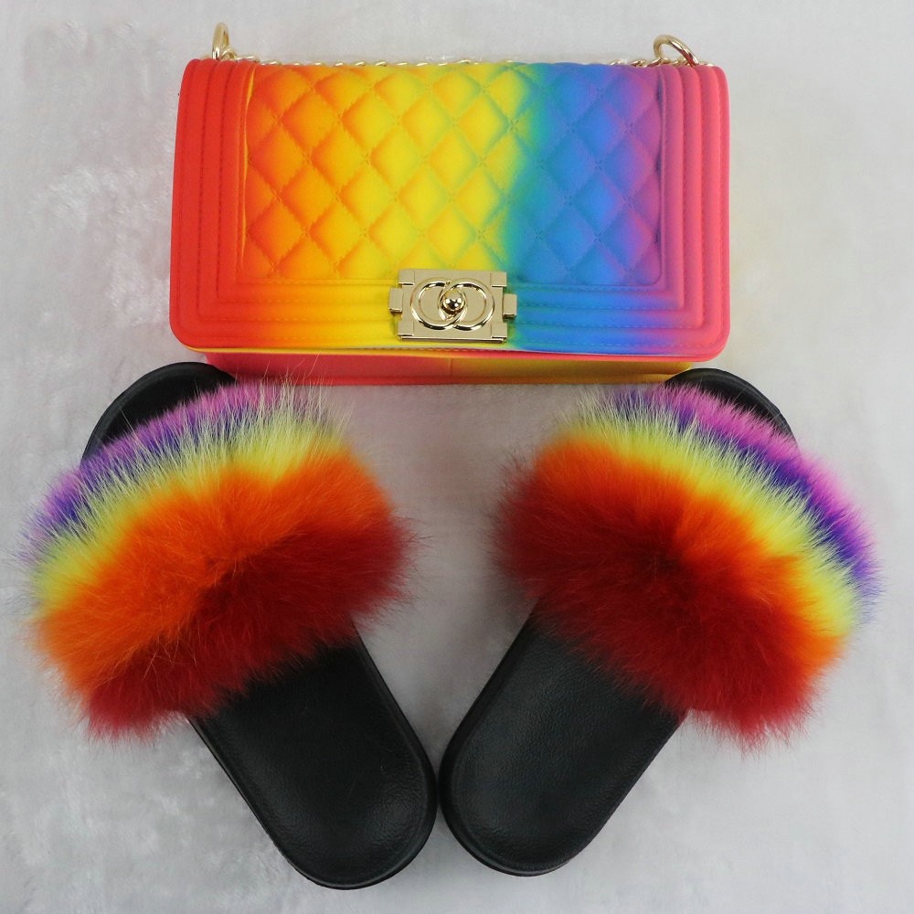 fur slides rainbow